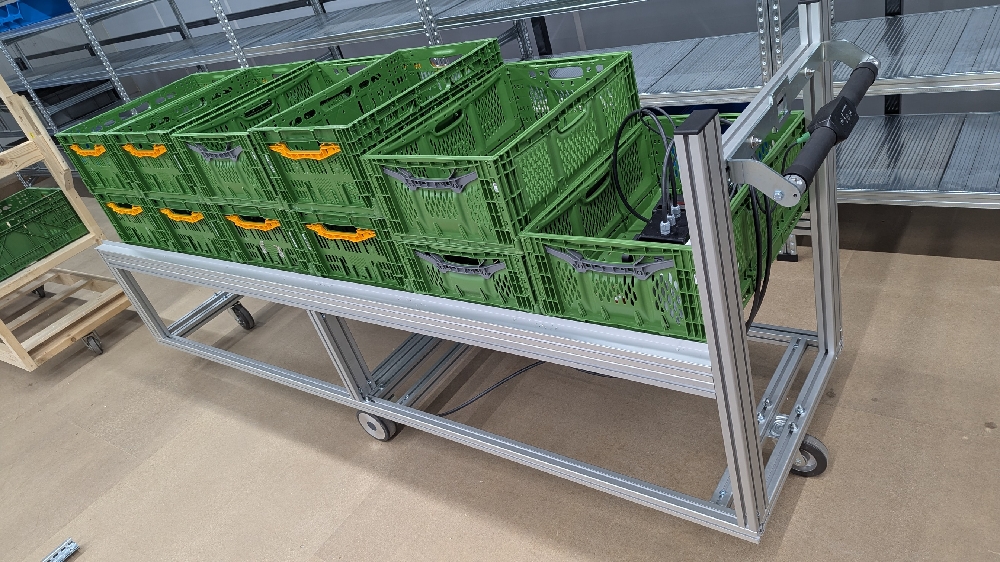 Aluminium transportwagen voor intern transport — Inducomp B.V.